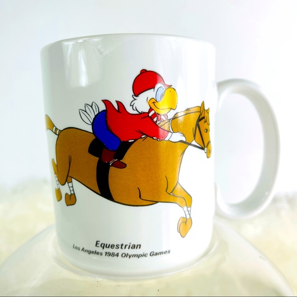 Vintage “Equestrian 1984 Los Angeles Olympic Games” Mug - Picture 1 of 6